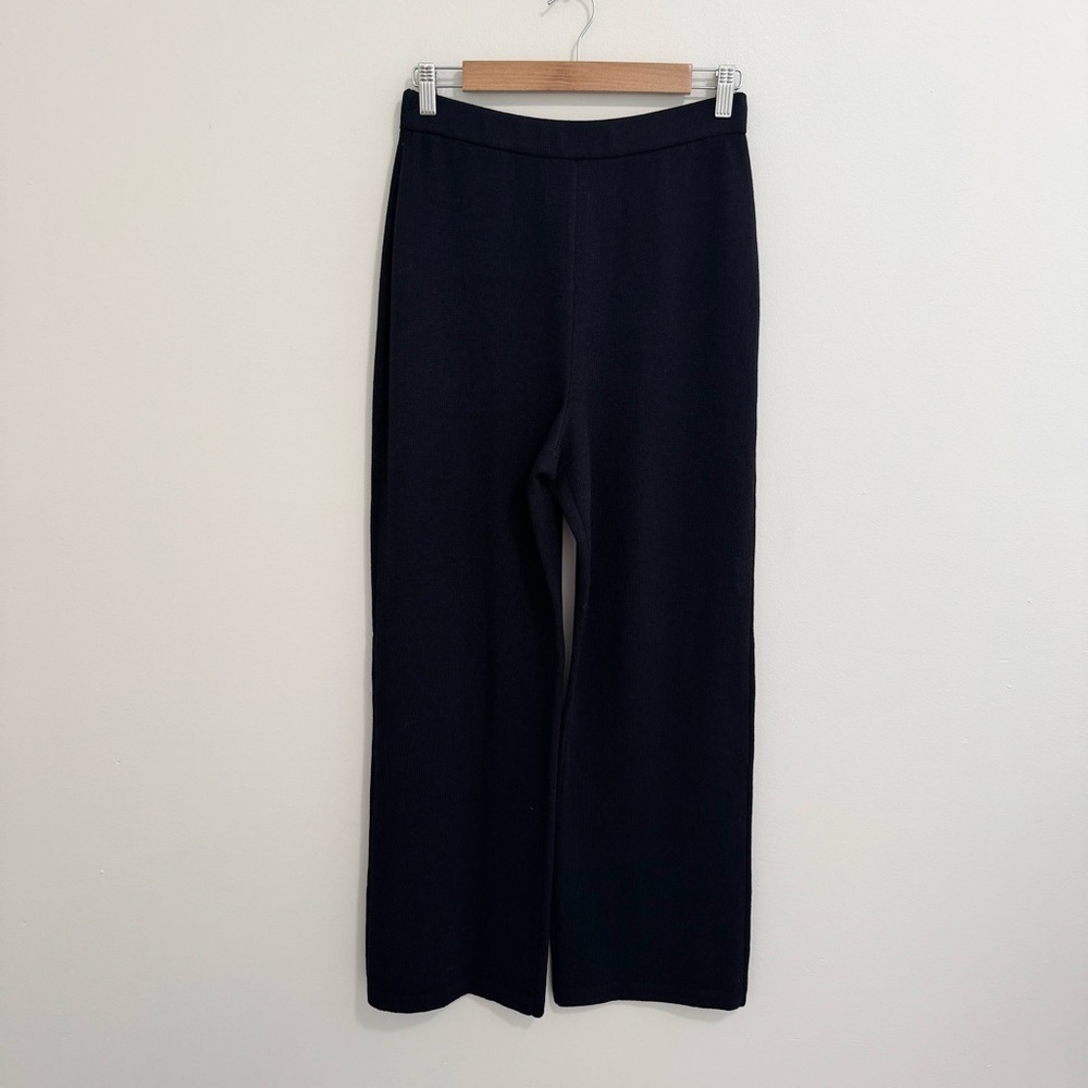 St. John Collection Straight Leg Wool Blend Pants